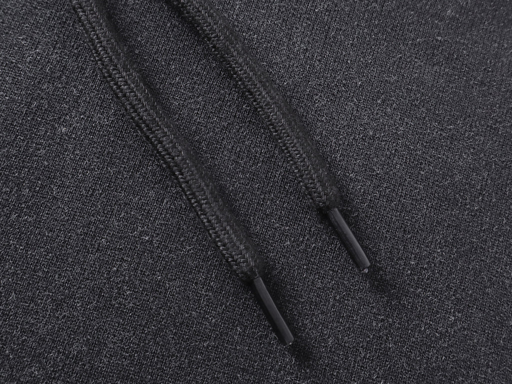 Balenciaga | Charcoal BB Distorted Logo Hoodie