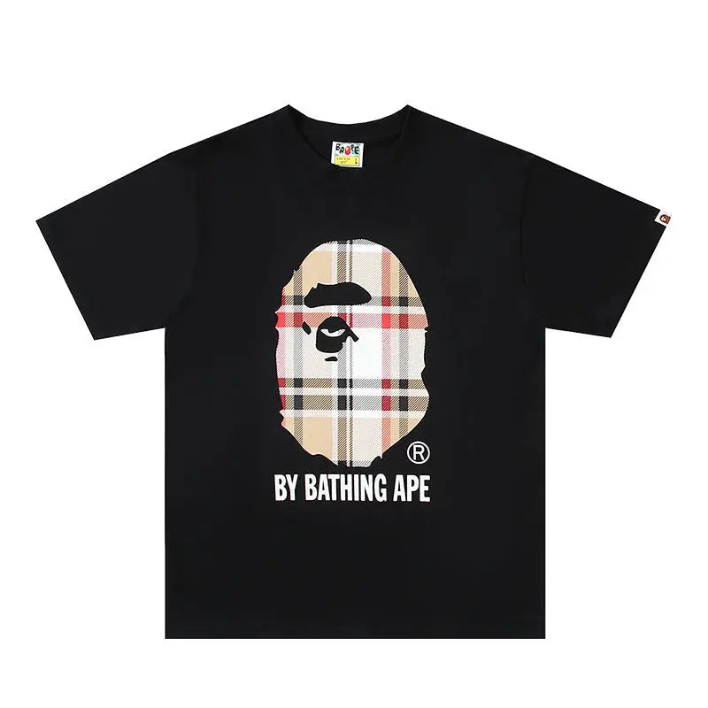 BAPE | Nova Check Ape Head T-Shirt White Bape