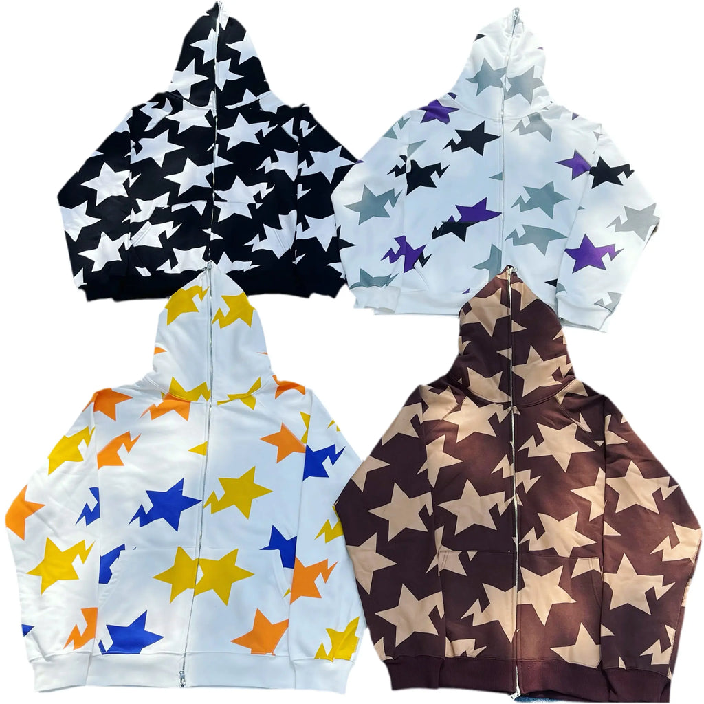 BAPE Star Full Zip Hoodie | Multiple Colorways | Streetwear Classic Bape