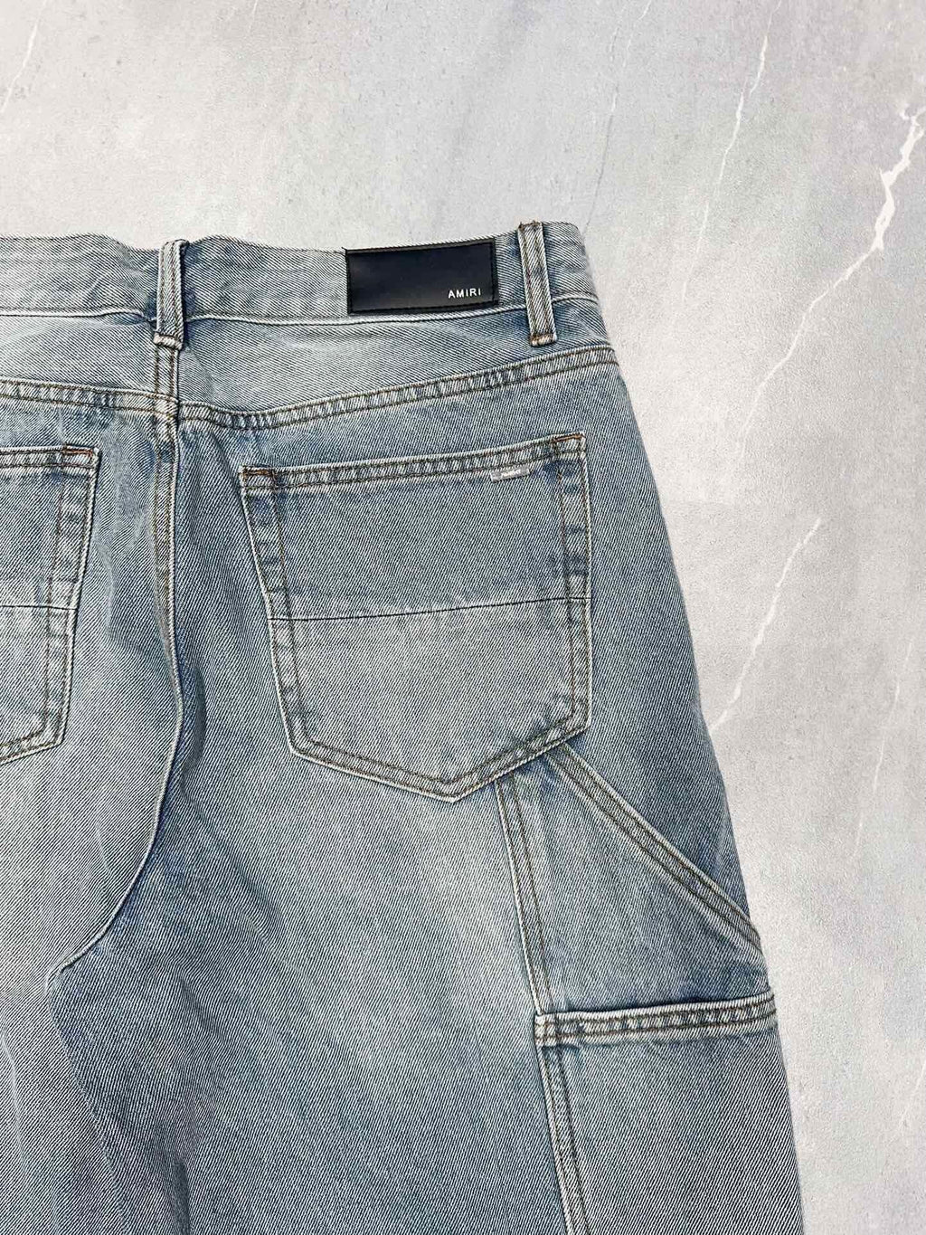 AMIRI | 0036-F75-FE Jeans | Distressed Slim Fit | Medium Vintage Wash Amiri