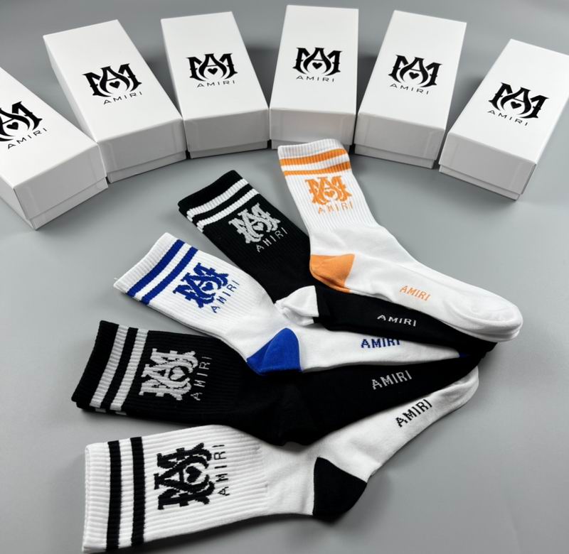 Amiri | MA Logo Athletic Socks Set | Multi-Color Pack - Premium
