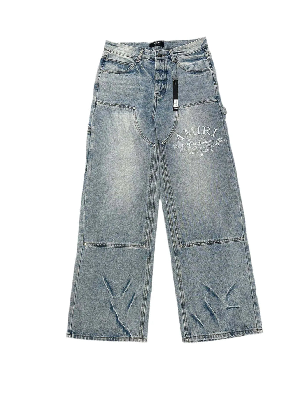 AMIRI | 0036-F75-FE Jeans | Distressed Slim Fit | Medium Vintage Wash Amiri