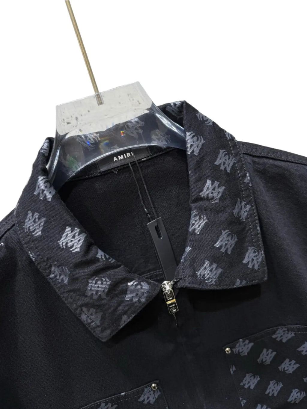 Amiri | Black MA Monogram Zip-Up Jacket Amiri