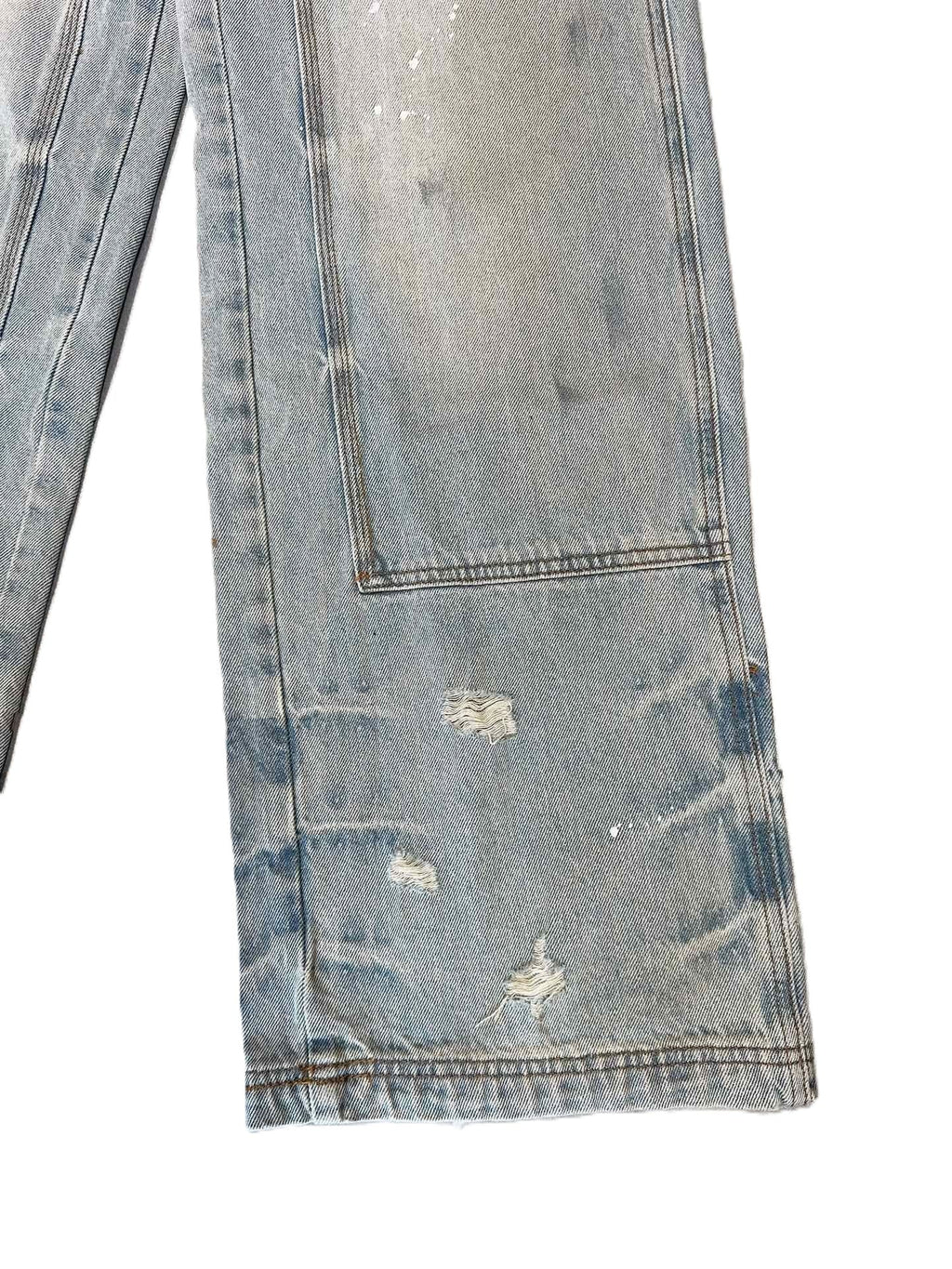 Amiri | Paint-Splatter Carpenter Jeans | Light Wash Denim Amiri