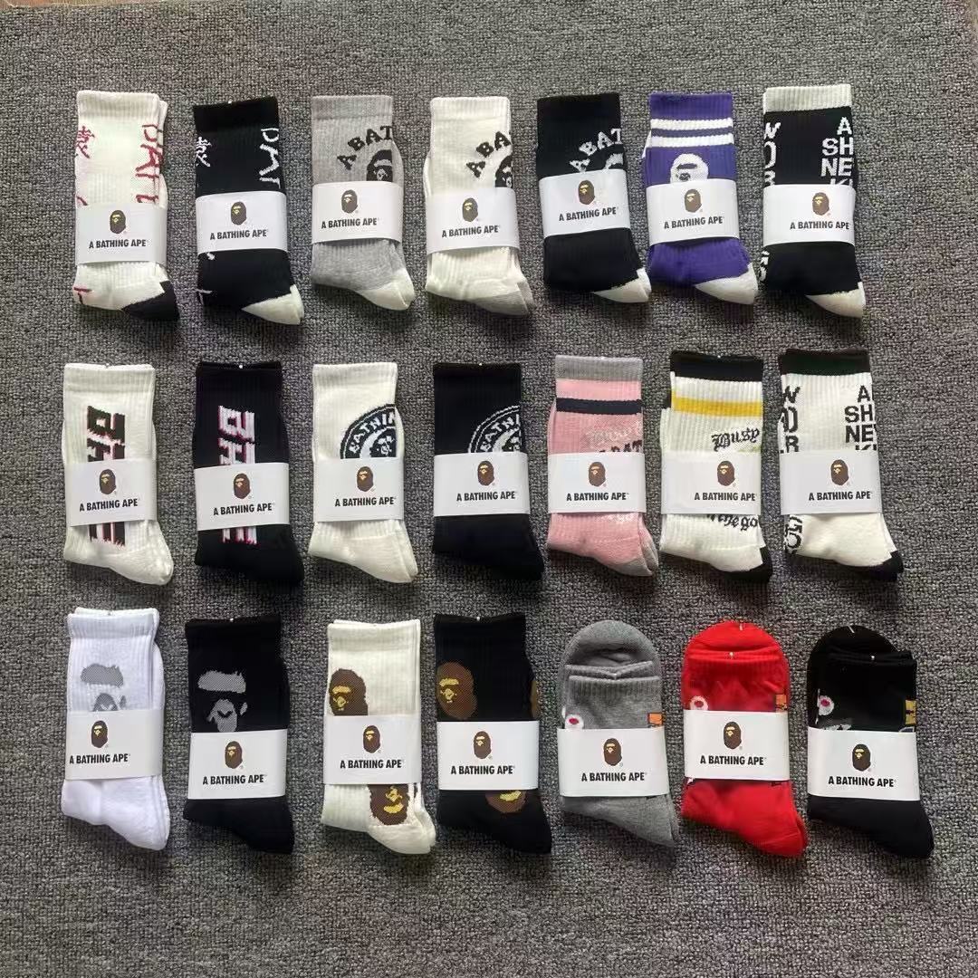BAPE | Logo & Camo Socks Pack (3 for $60)