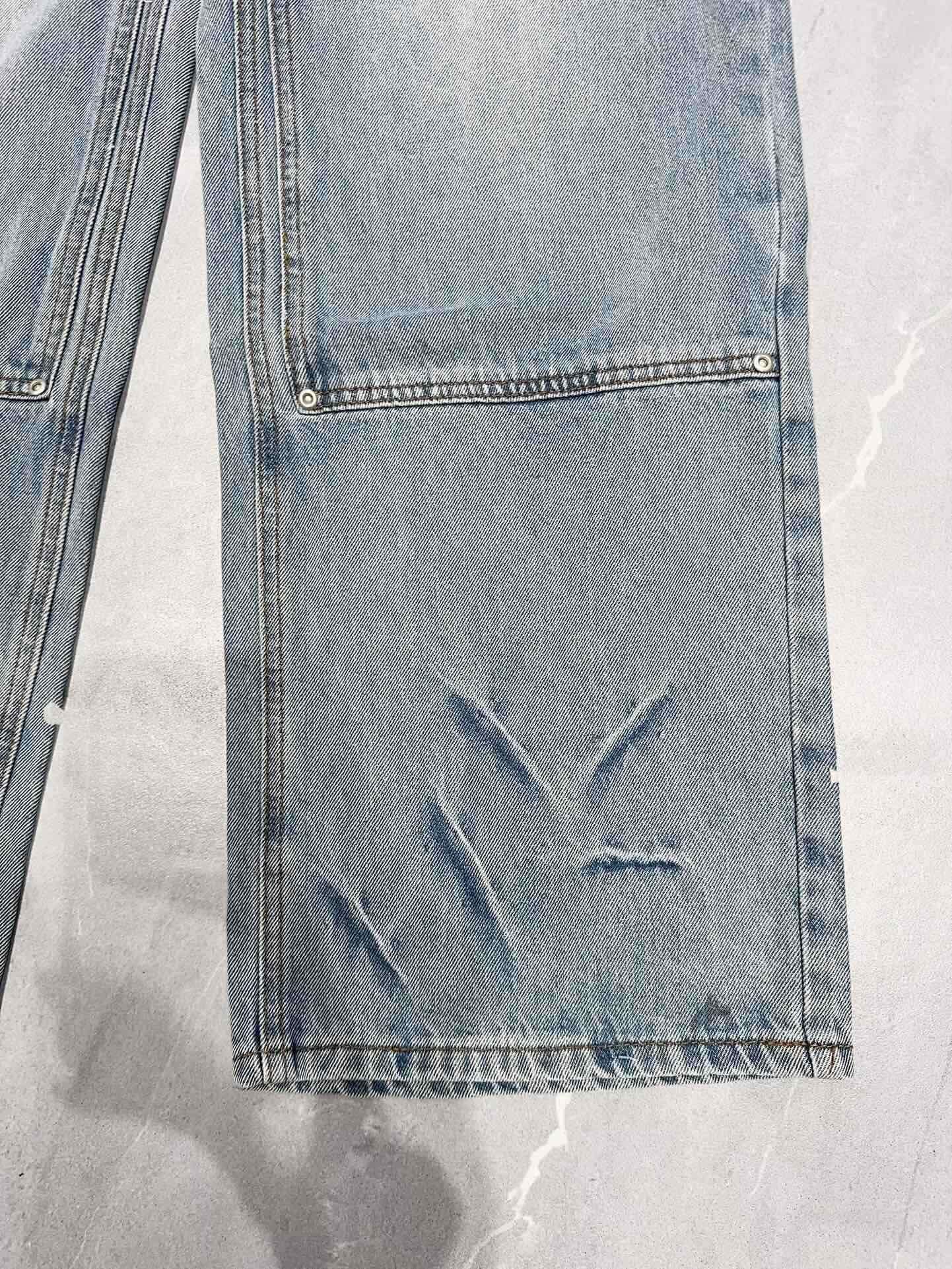 AMIRI | 0036-F75-FE Jeans | Distressed Slim Fit | Medium Vintage Wash Amiri